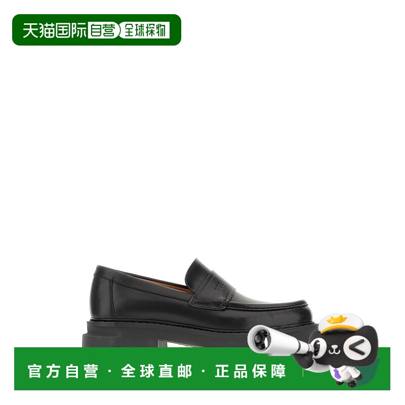 1h可退 香港直邮Salvatore Ferragamo 菲拉格慕 男士 黑色皮质乐
