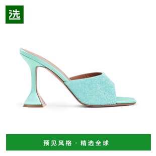 1h可退 香港直邮Amina Muaddi 女士 Lupita Dust 95 水晶凉鞋 14S