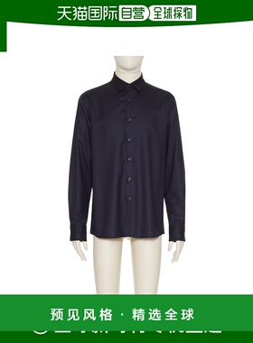 香港直邮Valentino VLOGO 刺绣长袖羊毛衬衫 5V3AB764AD0男装