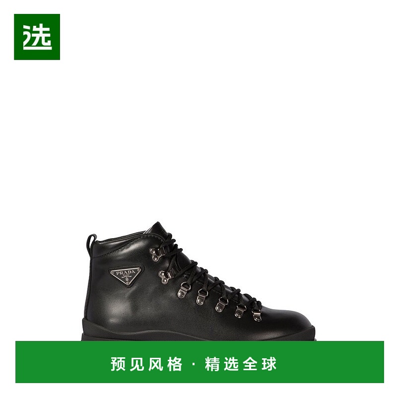 香港直邮Prada 普拉达 男士 標誌牌繫帶靴 2TE201FG000070