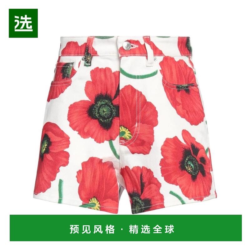 1h可退 【美国直邮】kenzo 女士 休闲裤牛仔印花短裤运动休闲百搭,女装/女士精品,休闲裤,淘宝优惠券,粉丝福利购,淘宝优惠卷