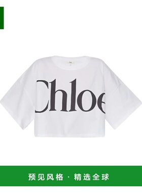 香港直邮CHLOÉ 女士T恤 CH24AJH09183098101 SS2026 白色