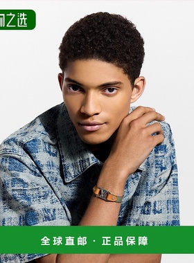 自营1h可退 欧洲直邮LV路易威登 Monogram男士卡其色/驼色帆布log