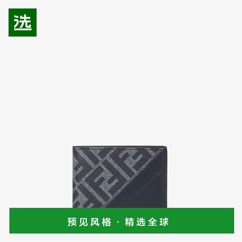 1h可退 欧洲直邮FENDI (2025新品) FENDI Diagonal皮夹