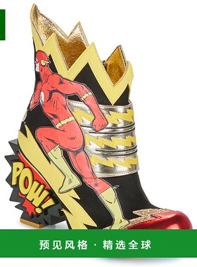 欧洲直邮Irregular Choice 女士 短筒靴 CHASING JUSTICE