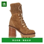 美国直邮 靴 AGL boot 1h可退 时装 Ankle 女鞋 真皮羊毛圆头系