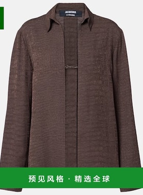 1h可退 香港直邮Jacquemus 女士 Notte 上衣 brown棕色 舒适时尚