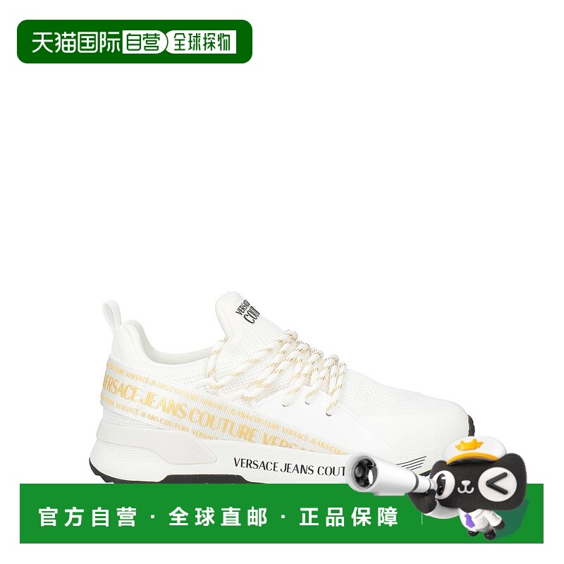 1h可退 香港直邮Versace Jeans 范思哲 女士 运动鞋 white白色 舒