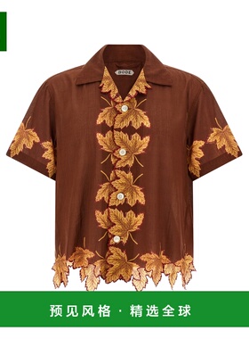 香港直邮BODE 男士衬衫 MRF25SH029ABURN AW2025 棕色 Bode 'Harv