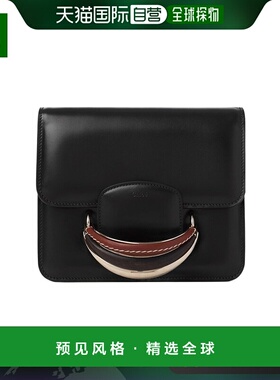 香港直邮Chloe 黑色徽标单肩包斜挎包手提包 蔻依C22SS500G14