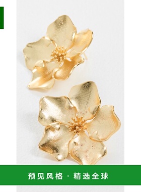 1h可退 香港直邮Shashi 女士 Iys 耳环 metal金属色 舒适时尚