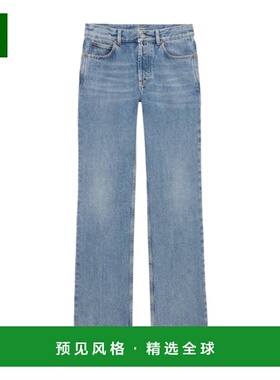 香港直邮Saint Laurent 腰带环牛仔裤 782393Y11CH直筒裤