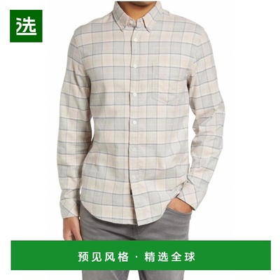 1h可退 【美国直邮】rails 男士 衬衫格子高档气质减龄舒适百搭高