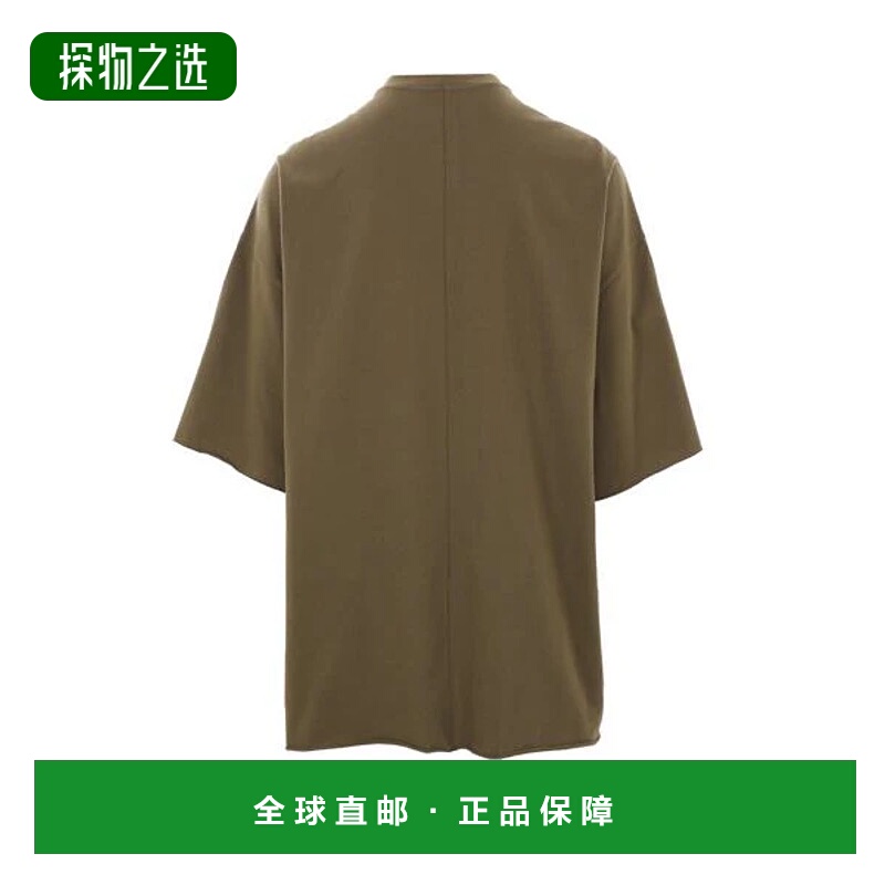 欧洲直邮RICK OWENS 男士T恤RU02D6250RC75真丝