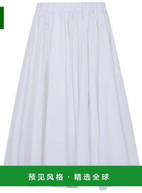 香港直邮N21 女士半身裙 C11101871101 SS2026 白色 CANVAS MIDI