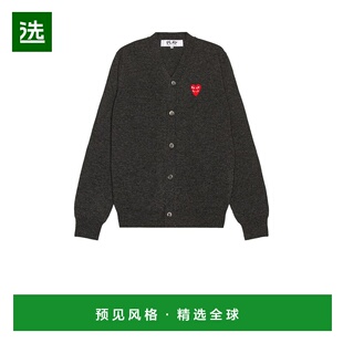 1h可退 香港直邮comme des garcons play 男士 针织开衫 AXN07605