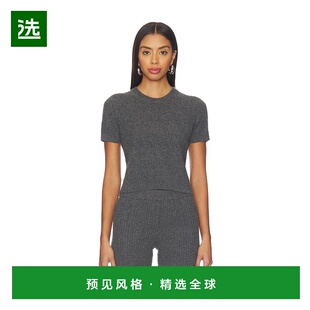 1h可退 香港直邮THE GARMENT 女士 Como 迷你罗纹T恤 21786