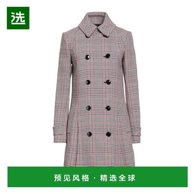 1h可退 香港直邮Patrizia Pepe 柏翠莎 佩佩 女士 双排扣大衣夹克