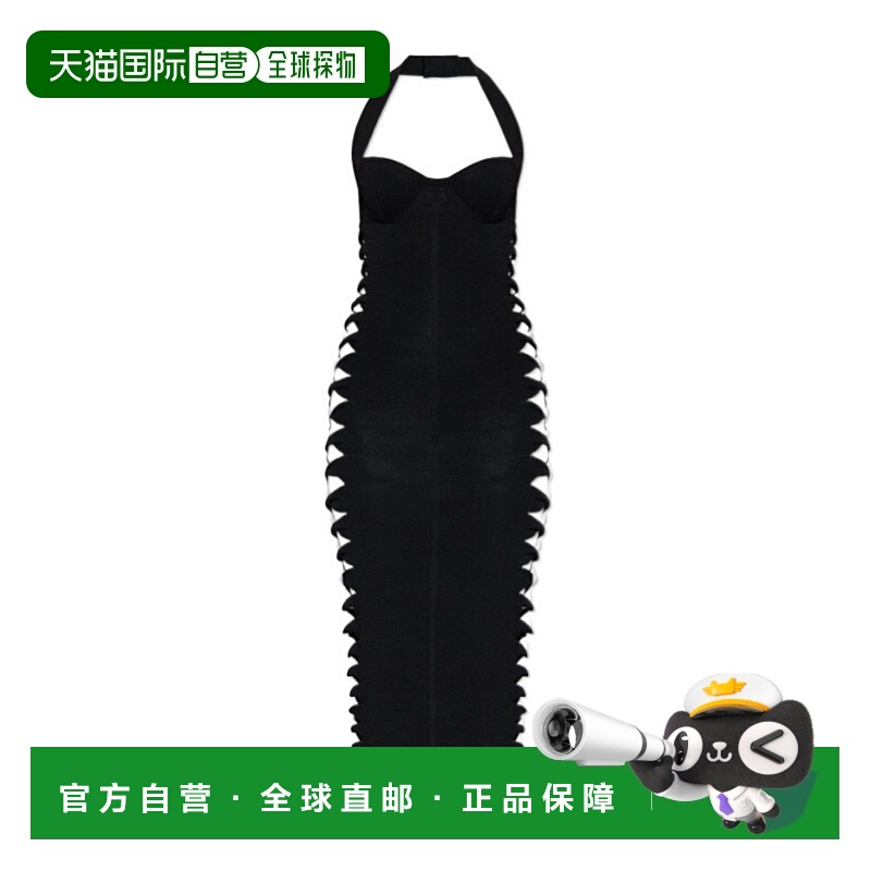 香港直邮Balmain 挂脖连衣裙 FF0RJ200KI98