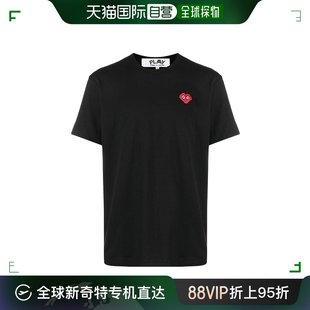 Garcons 徽标T恤 Des 香港直邮Comme P1T322Blac