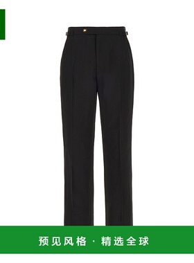 1h可退 香港直邮Casablanca 男士 黑色粘胶纤维混纺长裤 MPS24TR1