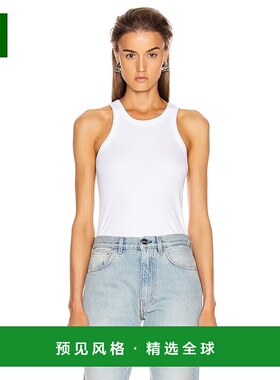 1h可退 香港直邮TOTÊME 女士 曲线罗纹背心 211437772 white白色