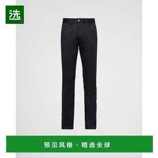 子男装 欧洲直邮PRADA 普拉达裤 五口袋弹力棉裤 2025