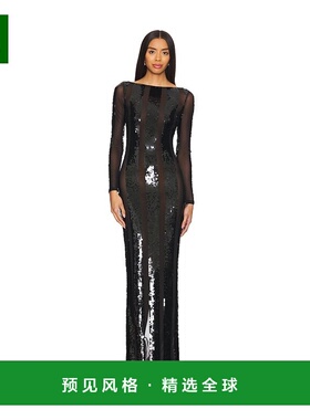 1h可退 香港直邮retrofete 女士 Elsi 珠片连衣裙 FW2410058