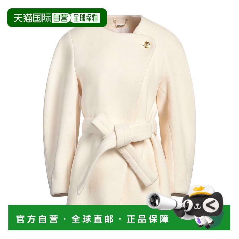 1h可退 香港直邮Chloe 蔻依 女士 大衣 white白色 舒适时尚