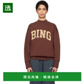 香港直邮ANINE 套头衫 BING 酒红色 1h可退 Bing 女士 Bradie A08