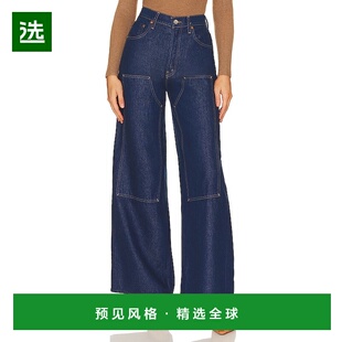 1h可退 香港直邮mother denim 女士 SNACKS! Bee's Knees Dip Ski