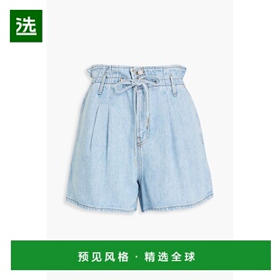 1h可退 香港直邮Frame Denim 女士 褶裥牛仔短裤 WE24DSTC05CALA