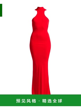 1h可退 香港直邮Elisabetta Franchi 女士 长款连衣裙 red红色 舒