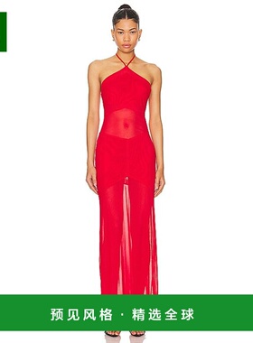 1h可退 香港直邮Miaou 女士 Serena 连衣裙 5055PM3SCA red红色