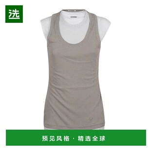 香港直邮Jil Sander 分层棉质背心 J40FV0106-JTN356