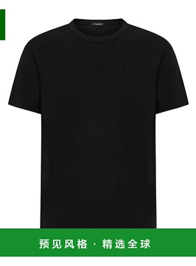 香港直邮Tom Ford 黑色圆领短袖T恤男装 T4M081040002