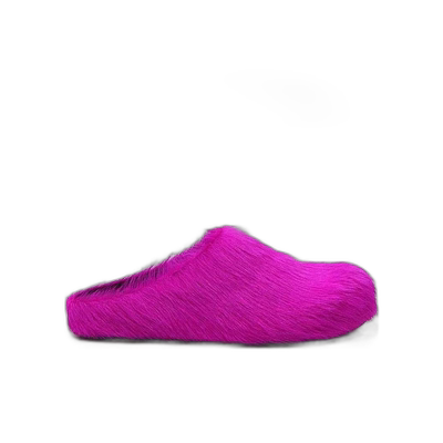 香港直邮Marni 套穿式纹理拖鞋 SBMS004601P4122