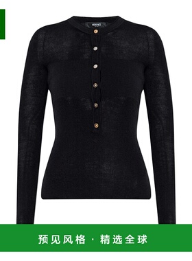 香港直邮Versace 长袖针织衫 10203561A16171羊毛