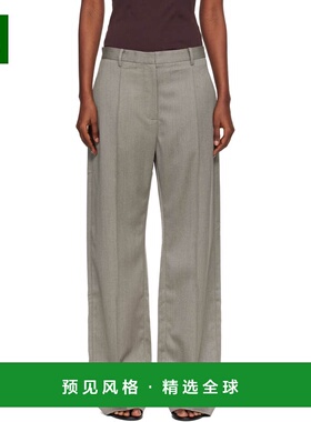 1h可退 香港直邮ST.AGNI 女士 灰色 Oupa Pintuck 长裤 R26503DOE