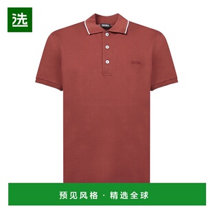 香港直邮Zegna UF358A9F746杰尼亚 Logo刺绣Polo衫