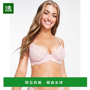 Rosie 1h可退 Fuller 女士 设计胸部蕾丝带钢圈文胸 香港直邮ASOS