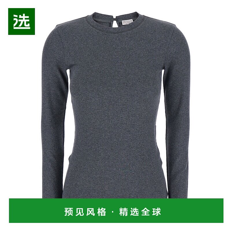 香港直邮Brunello Cucinelli 布内罗·古奇拉利 女士 长袖T恤 MPT