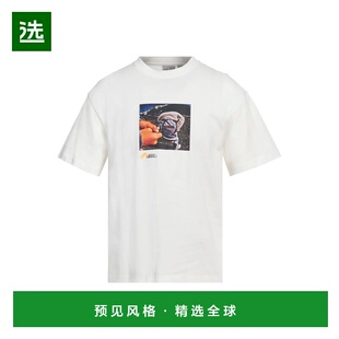 1h可退 香港直邮Gramicci 小野人 男士 T恤 white白色 舒适时尚