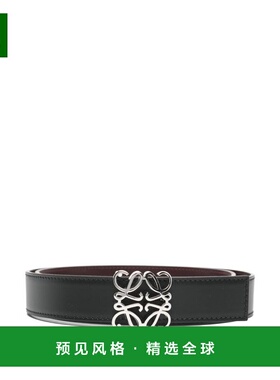 香港直邮LOEWE 女士腰带 E821Z26X111101 SS2026 黑色 Anagram 腰