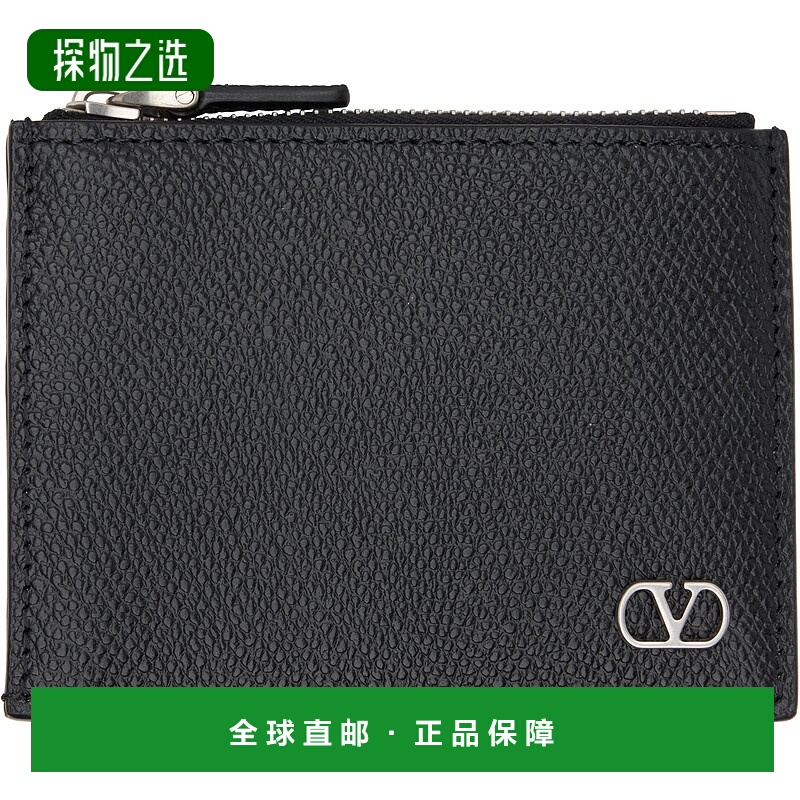 香港直邮Valentino 华伦天奴 男士 黑色 Vlogo Signature 卡包 7Y