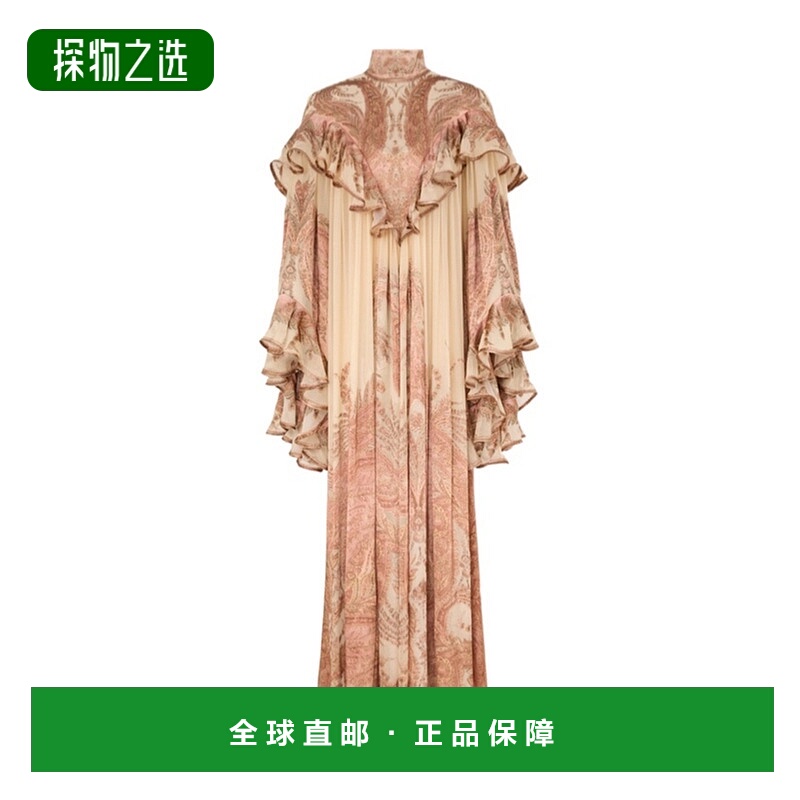 香港直邮Zimmermann 高领连衣裙长裙 5026DF251