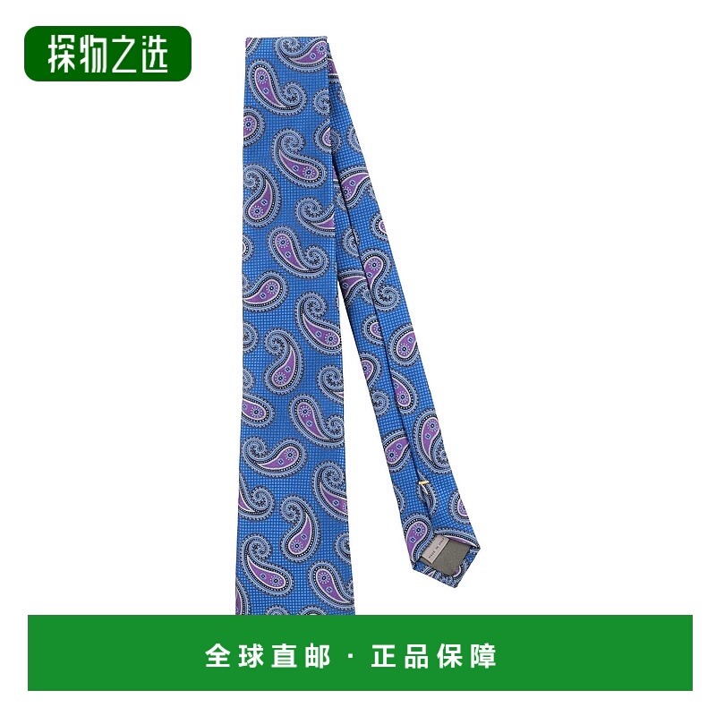 香港直邮Canali 康钠丽 男士 蝴蝶结领带 blue蓝色 舒适时尚