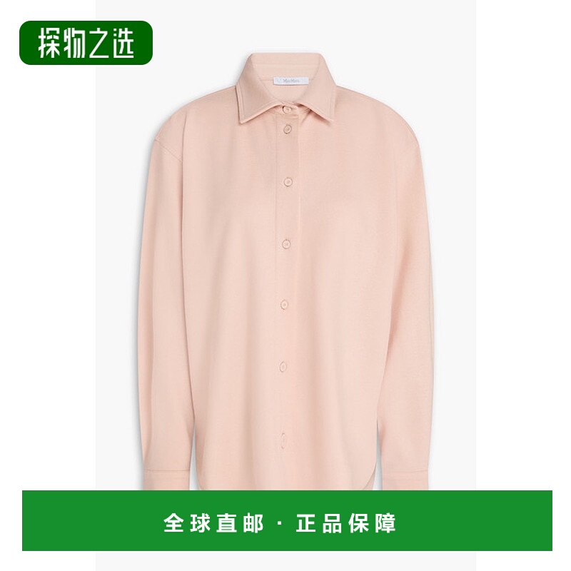 1h可退 香港直邮MaxMara 麦斯玛拉 女士 Gilles 羊毛衬衫 2319160