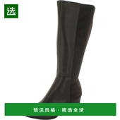 美国直邮 Charter Club 1h可退 Sacaria 女士人造皮革方跟及膝