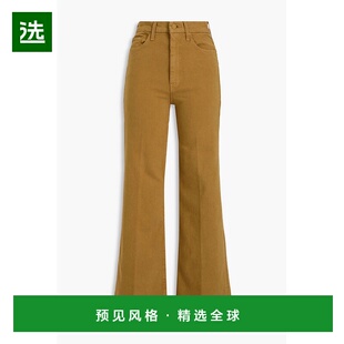 1h可退 香港直邮mother 女士 Skimp 卷边高腰喇叭牛仔裤 10465674